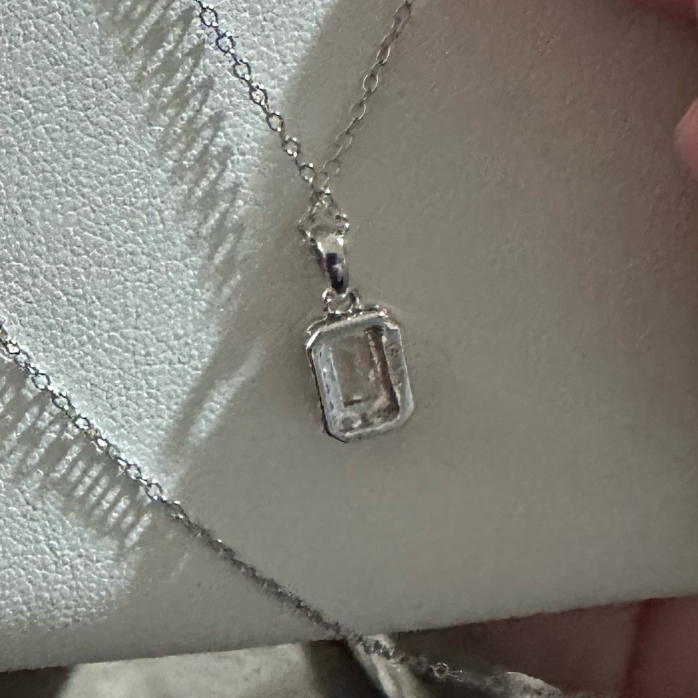 NIB- Vintage Sterling Silver‎ Necklace with Pendant - Picture 8 of 9
